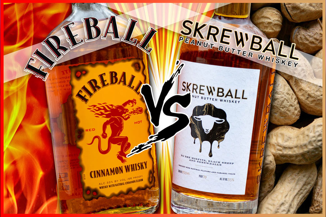 Fireball + Skrewball Shots